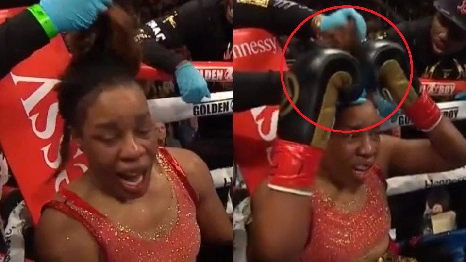 Video: Boxeadora pierde la peluca en plena pelea