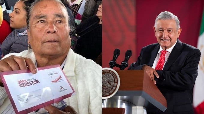 Anuncia Lopez Obrador adelanto de 4 meses de pensión a adultos mayores