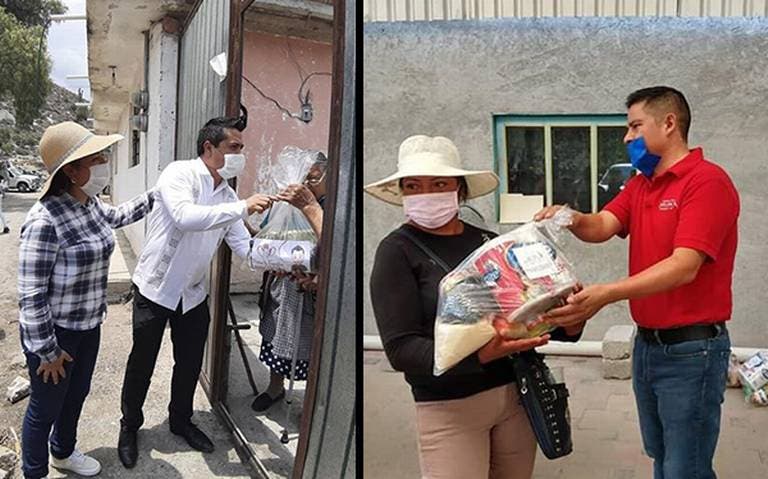 Aprovechan políticos Covid-19 para promoverse con “apoyos” en Puebla