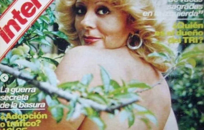 Así posó desnuda Silvia Pinal a una revista