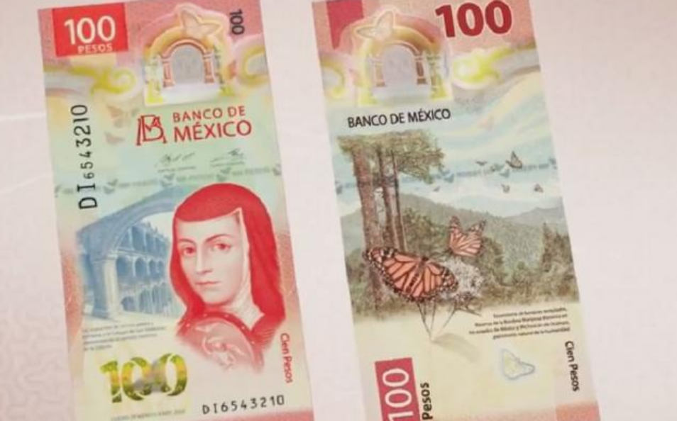 #Entérate Este es el #NuevoBillete100 pesos con Sor Juana Inés de la Cruz