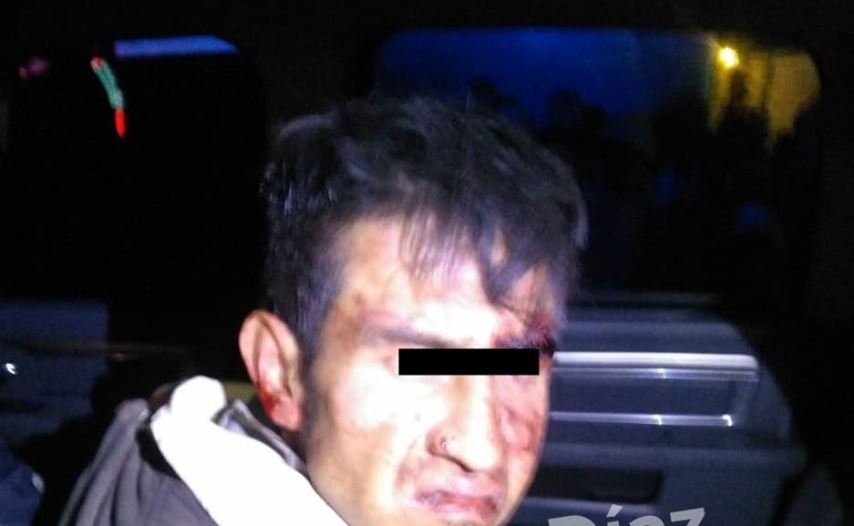 Policías logran rescatar a ladrón en ex Hacienda de Concepción, vecinos lo golpearon brutalmente y querían lincharlo