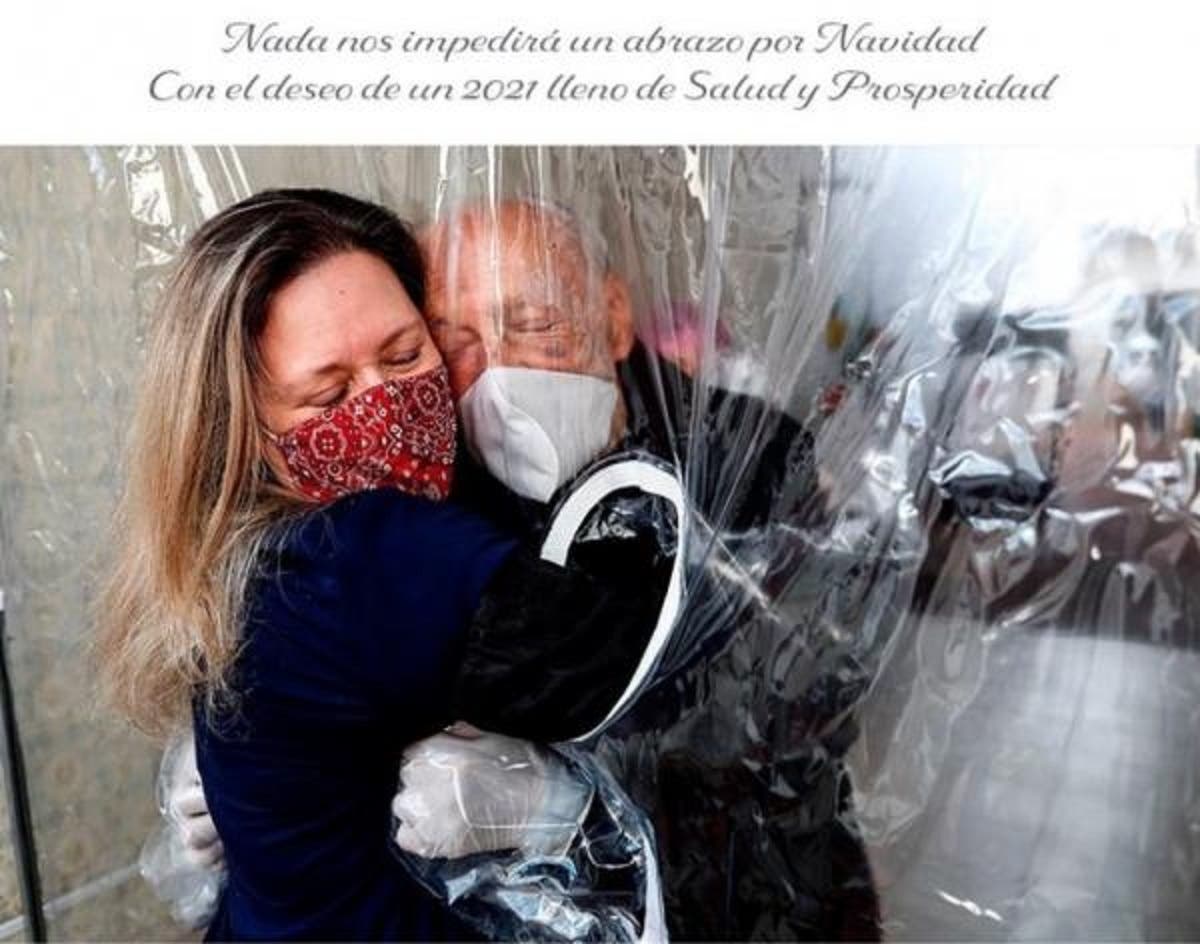 #HistoriasDeLaPandemia Conmueve al mundo abrazo de un padre enfermo de coronavirus a su hija
