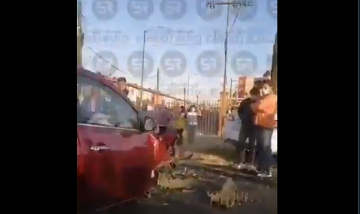#REPORTE Video Brutal choque frontal entre dos particulares