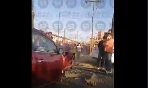 #REPORTE Video Brutal choque frontal entre dos particulares
