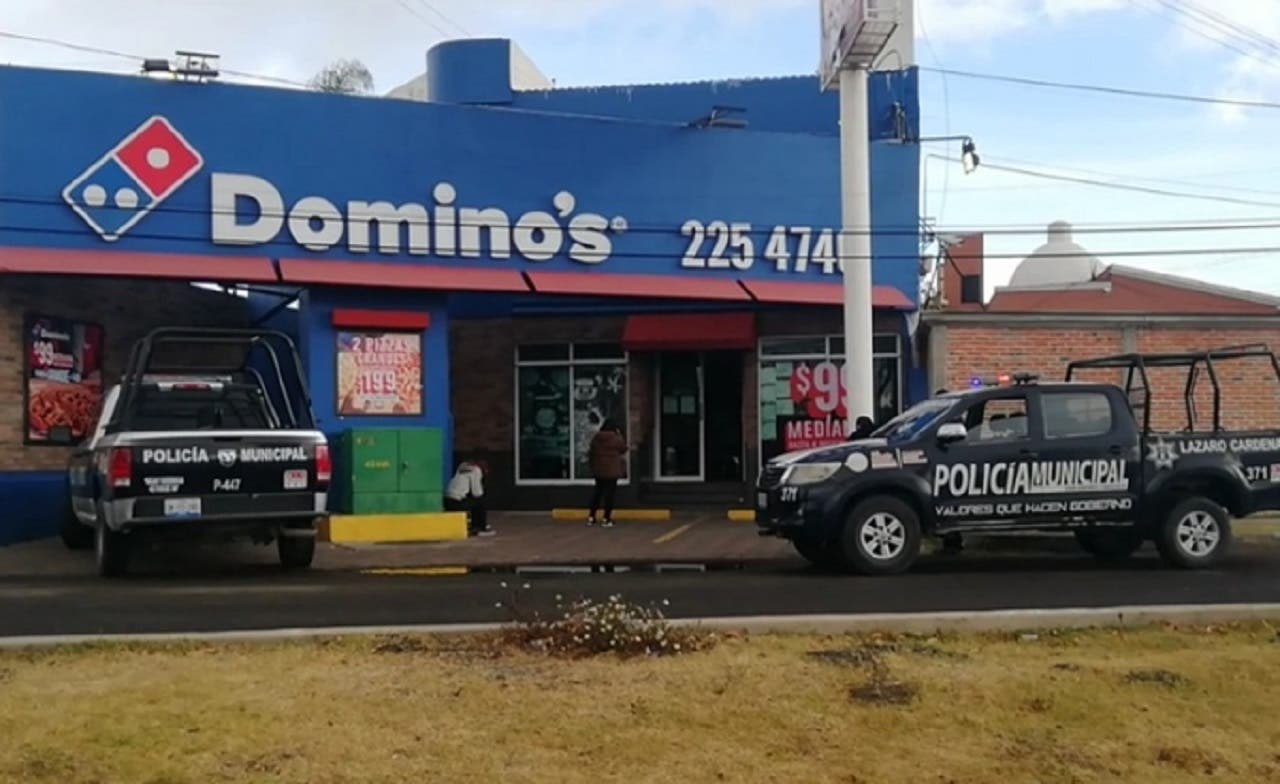 #AlMinuto Asalto en Domino’s Pizza de la recta a Cholula
