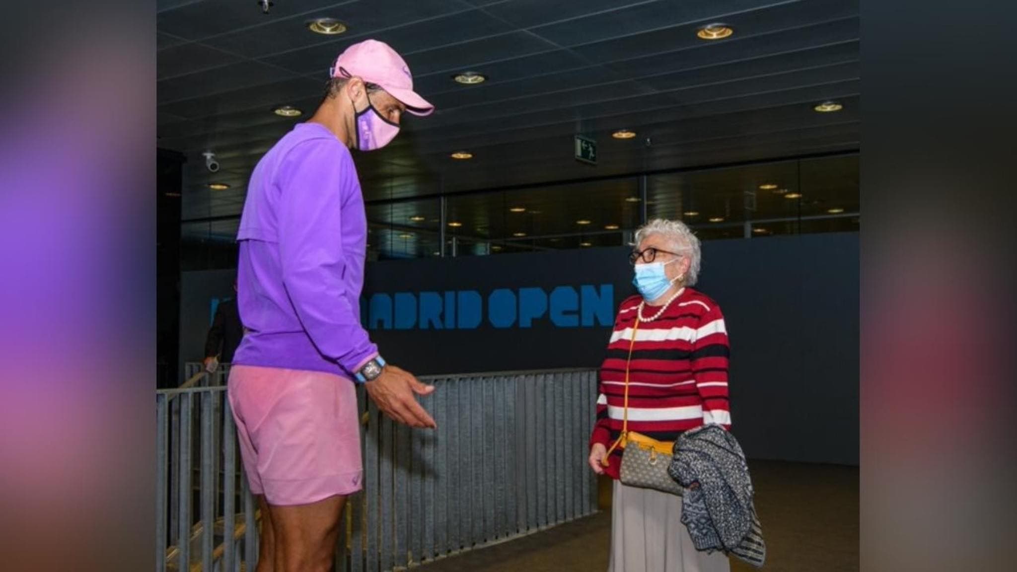 VIRAL Abuelita de 95 años con principios de Alzheimer pidió ver a Rafael Nadal en vivo antes de olvidarlo
