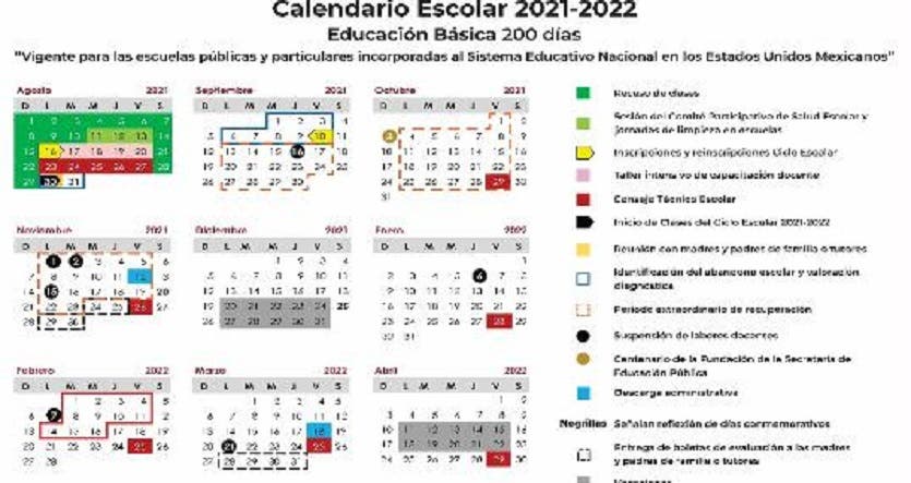 Entérate: SEP presenta el calendario escolar 2021-2022; Así quedó el periodo vacacional y puentes