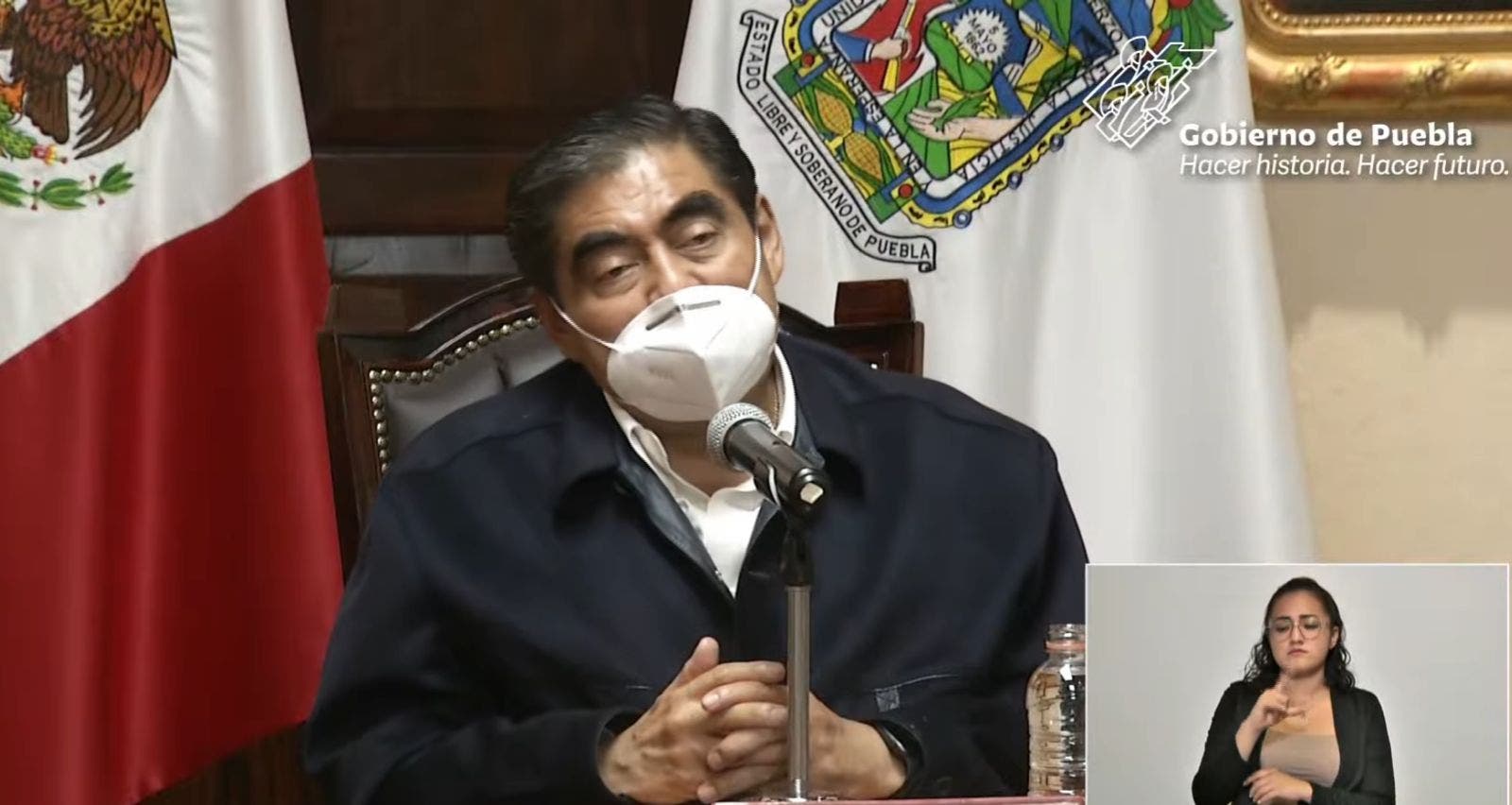 #AlMinuto “Ya está pasando “ dice Barbosa que ya hay repunte de contagios COVID en Puebla