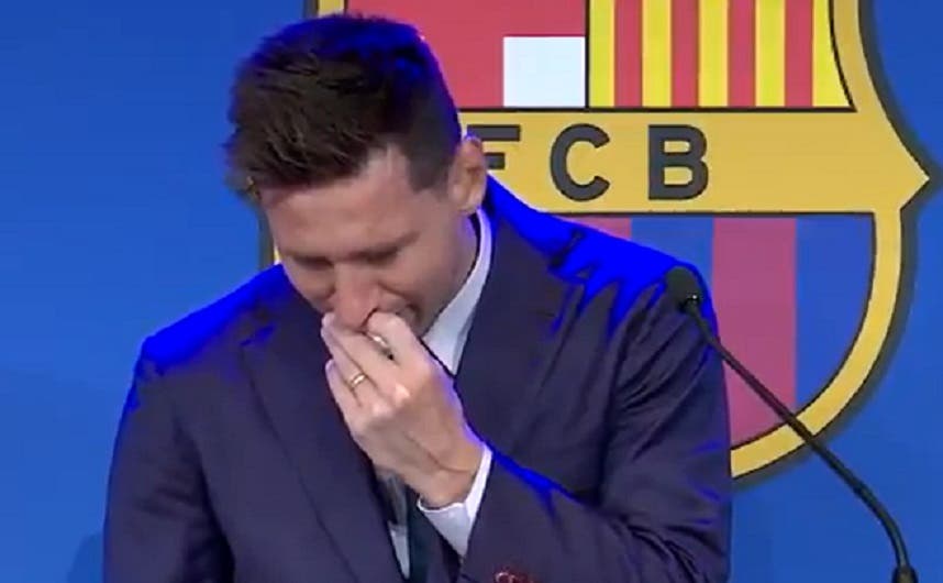 Entérate: Lionel Messi llora durante su despedida con el FC Barcelona