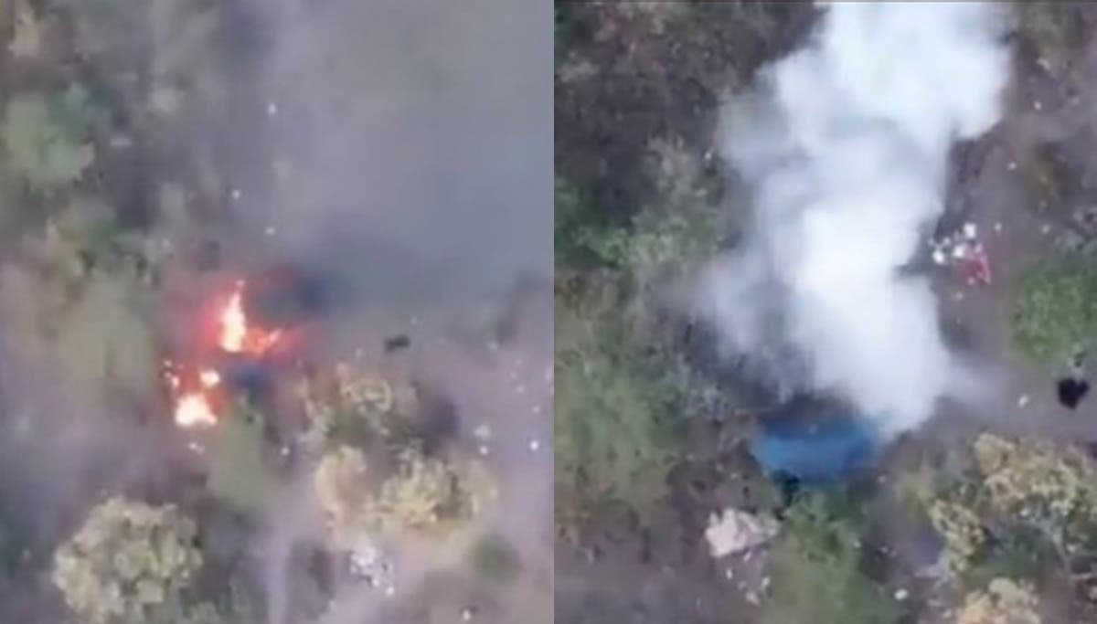 VIDEO Con drones miembros del  CJNG bombardearon al menos dos localidades de Tepalcatepec