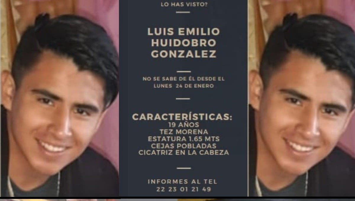 AYUDA: Luis Emilio de 19 años desapareció en calles de Puebla; su familia se encuentra desesperada por encontrarlo