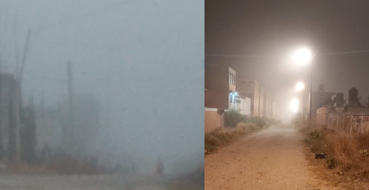 REPORTE Banco de niebla cae esta mañana sobre Puebla