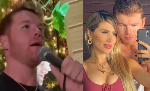 VIDEO Canelo Álvarez canta borracho ‘El Primer Tonto’, se la dedica a su esposa