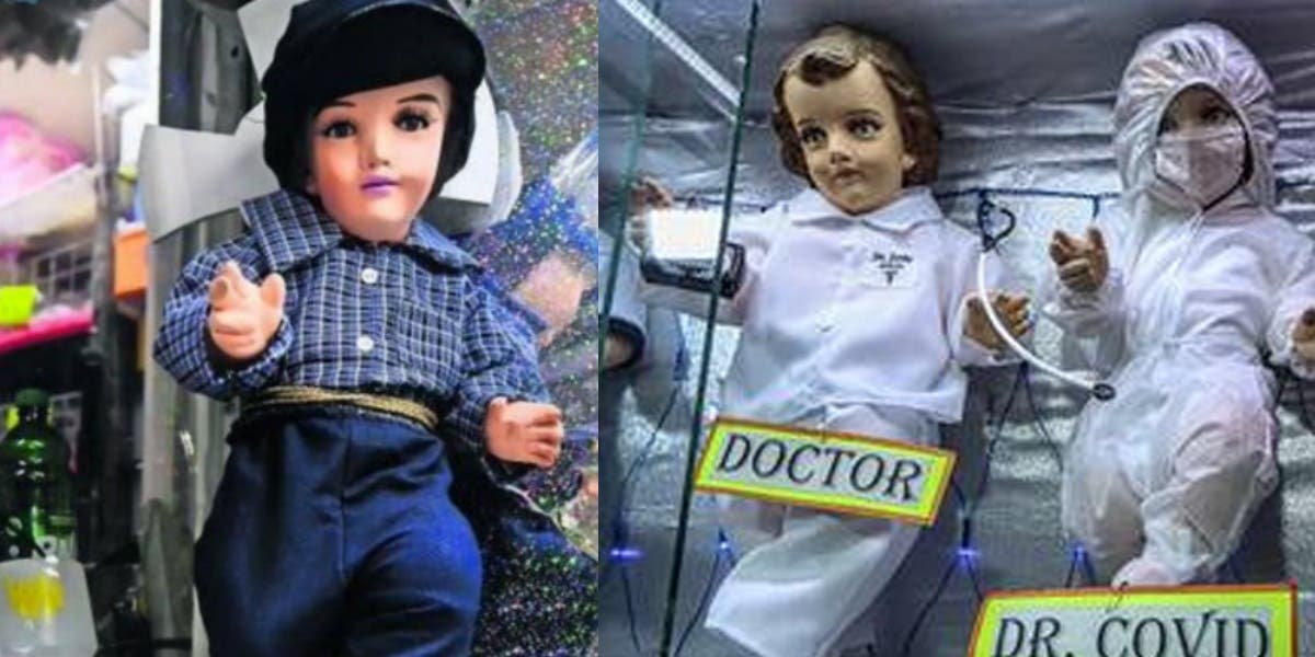Modas para vestir al niño Dios en el Día de la Candelaria; Niño Huachicolero y Dr. Covid entre los favoritos