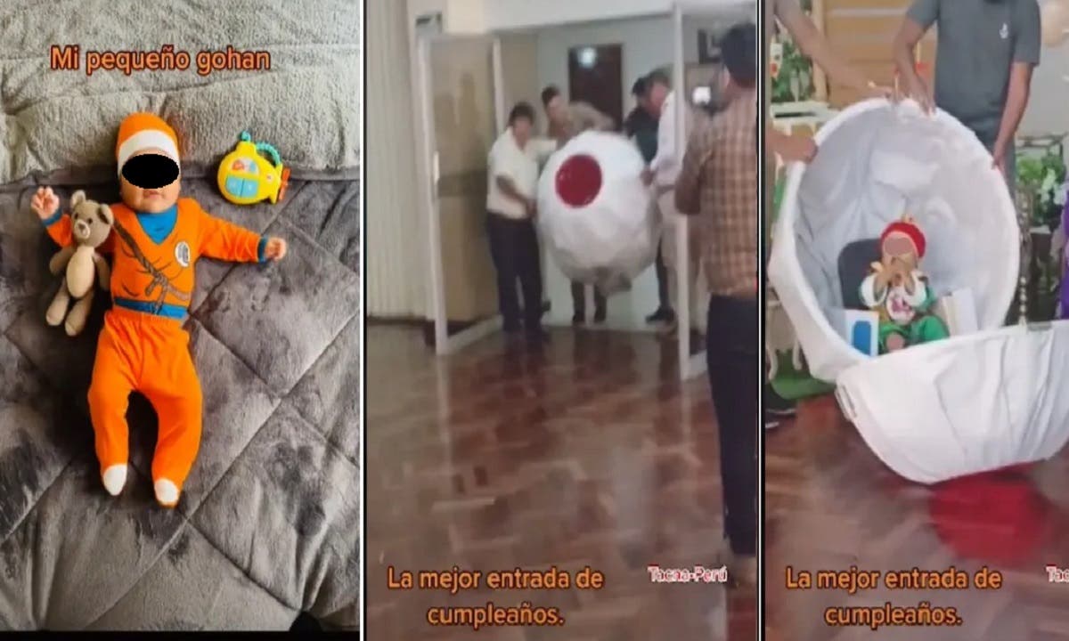 VIDEO: VIDEO: La mejor entrada saiyajin de un bebé se vuelve viral