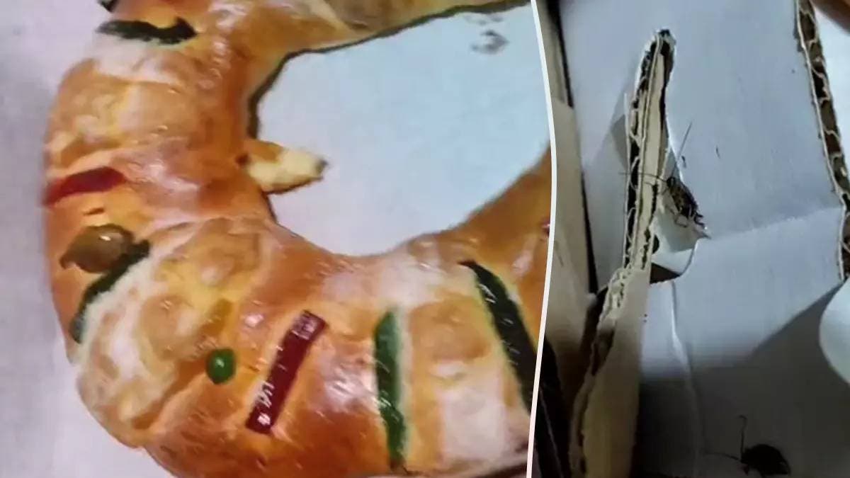 Encuentran cucarachas dentro de la Rosca de Reyes de “La Flor de Puebla”
