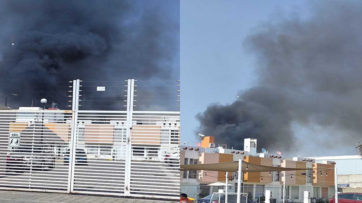 Se incendia fábrica de San Lorenzo Almecatla