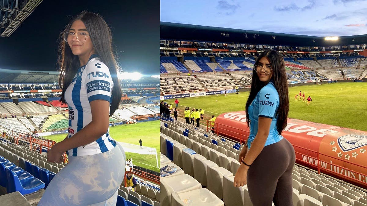 Aficionada del Pachuca impresiona con su ropa en estadios