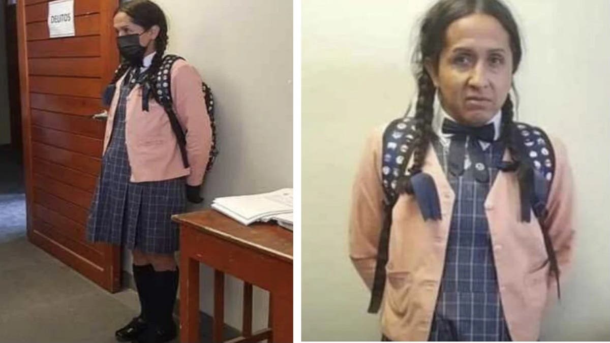 INCREIBLE pero cierto; Sujeto de 42 años se disfraza de colegiala para fotografiar a estudiantes