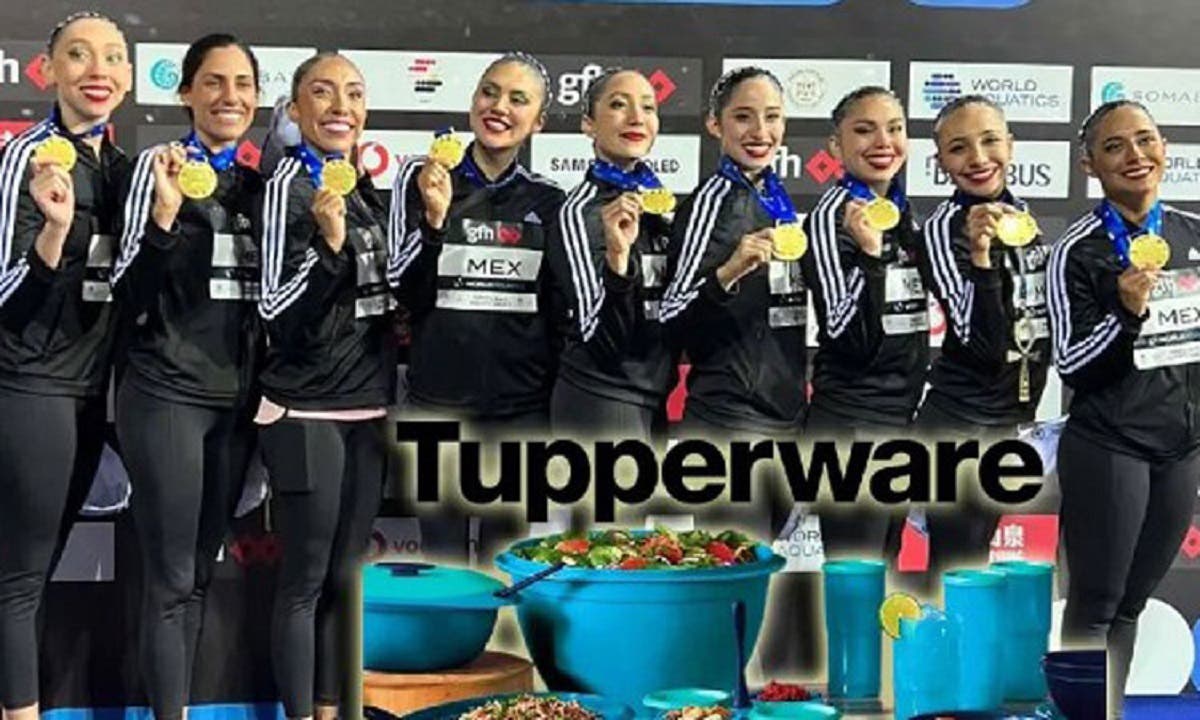 Tupperware ofrece apoyo a las seleccionadas de natación artística tras dichos de Ana Guevara