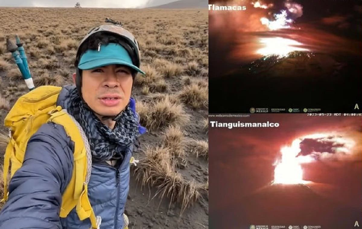 VIDEO Otro Tiktoker arriesga su vida y graba de cerca al Popocatépetl