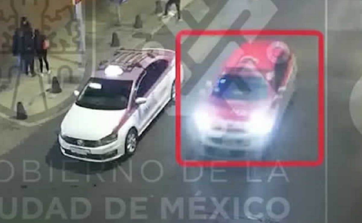 DE TERROR Video: Taxista secuestra a mujer afuera de un banco