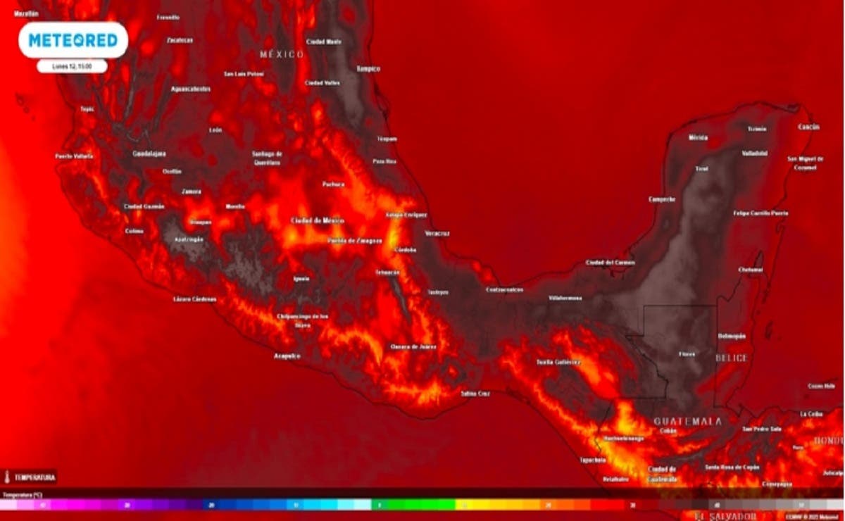 Así se vivirá la ola de calor en todo México; con pronósticos de hasta 45 grados centígrados