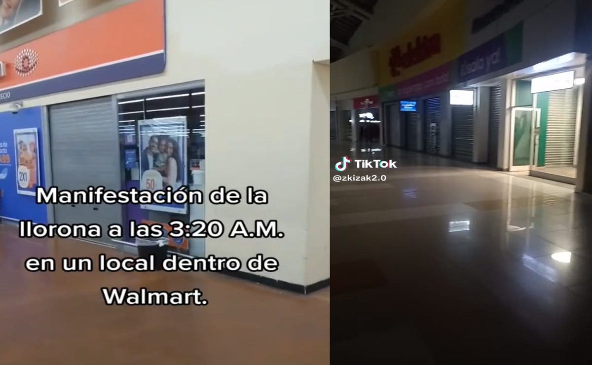 Empleado de Walmart graba a ‘LA LLORONA’ entre los pasillos a las 3:20 AM y causa revuelo enm internet