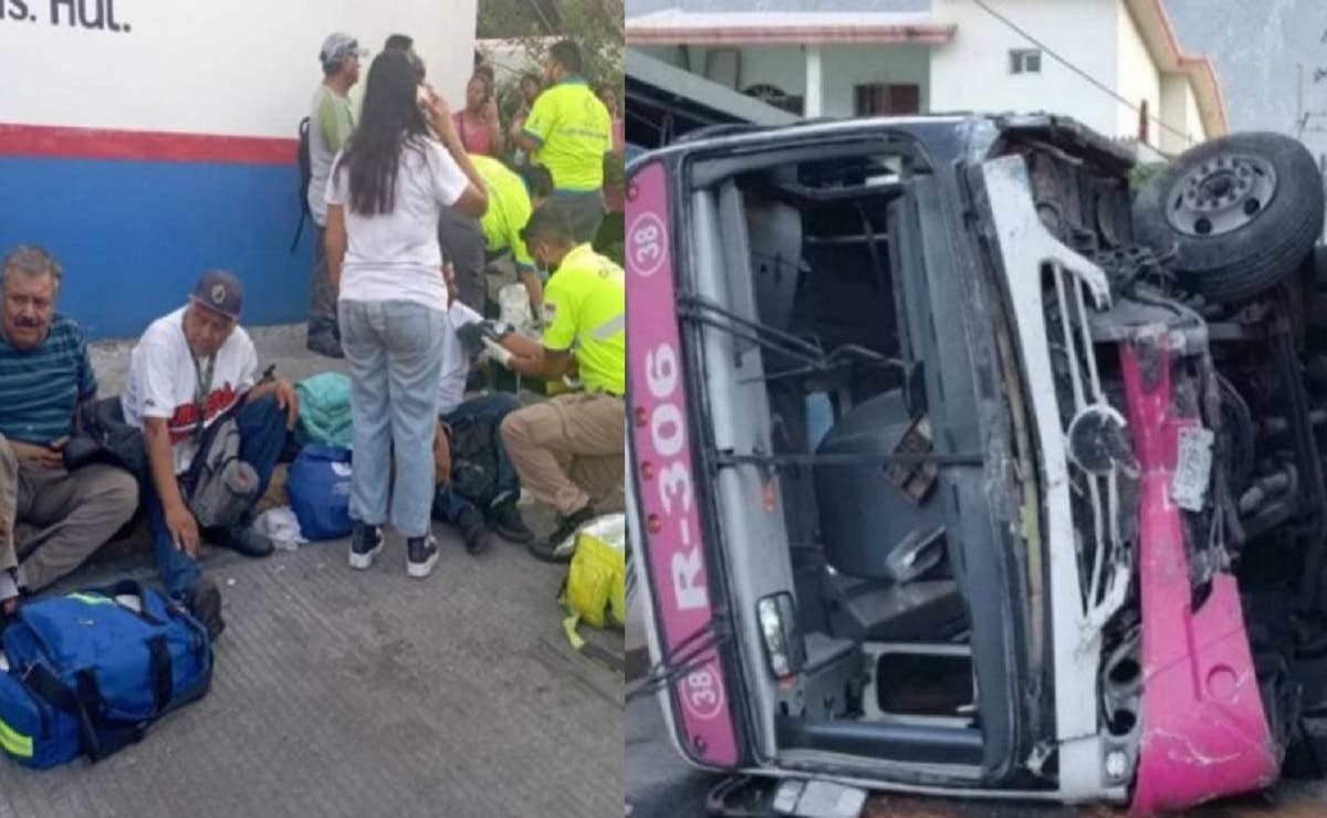 BRUTAL Accidente: Autobús se queda sin frenos y deja 40 heridos, pasajeros grabaron el momento en vivo