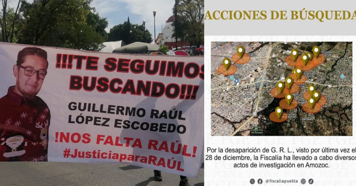 ¡Desesperada Búsqueda! Guillermo Raúl Desaparecido: Talleres de Motocicletas y Barrancas de Amozoc en la Lupa