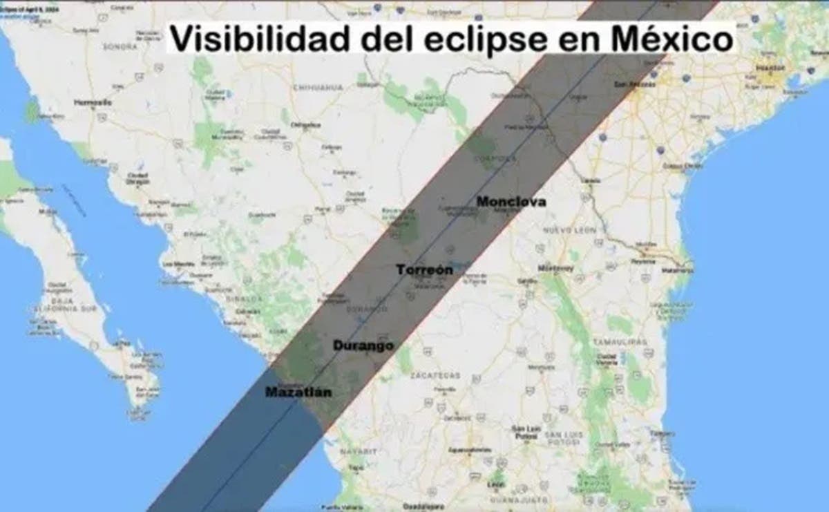 Eclipse Solar Total 2024 en México Mazatlán Destacado Como Epicentro
