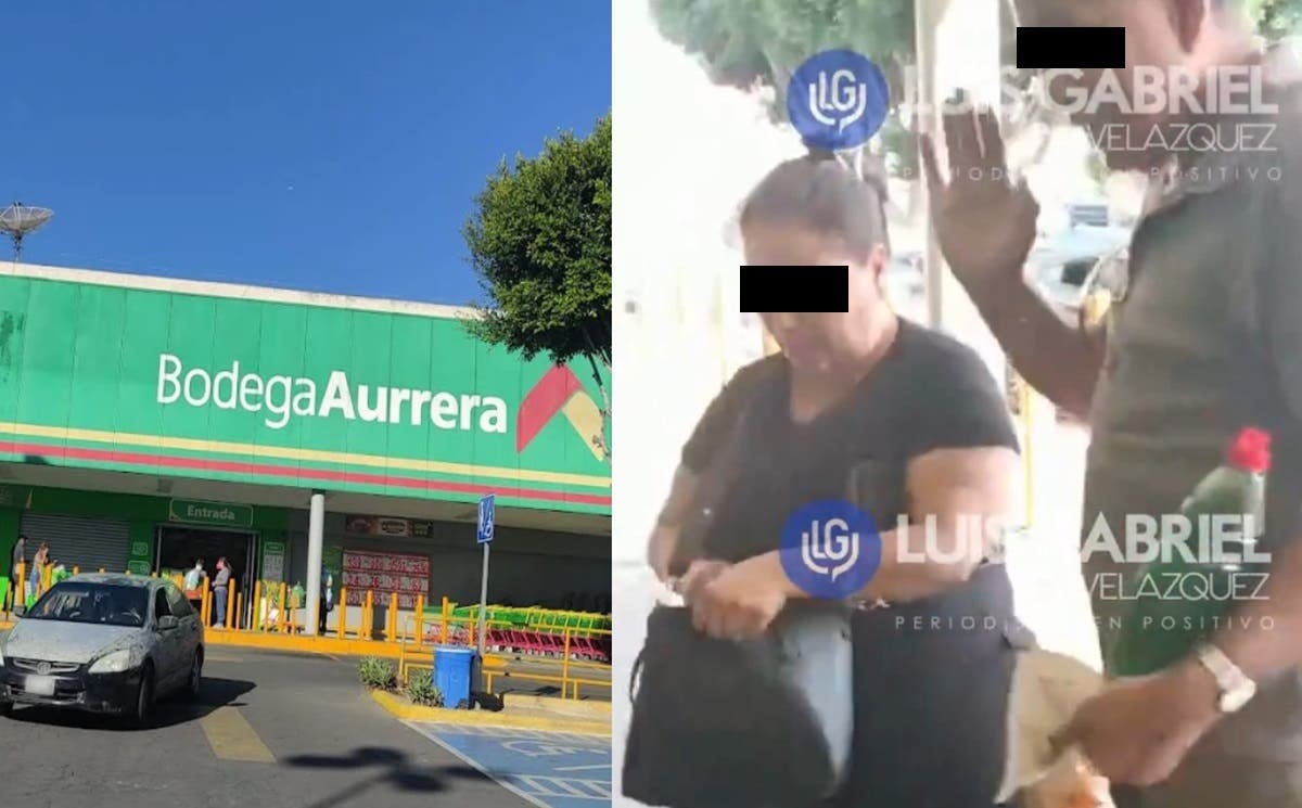 ¡IMPACTANTE VIDEO! Carteristas operan dentro de Bodega Aurrera en La Margarita y roban a una poblana