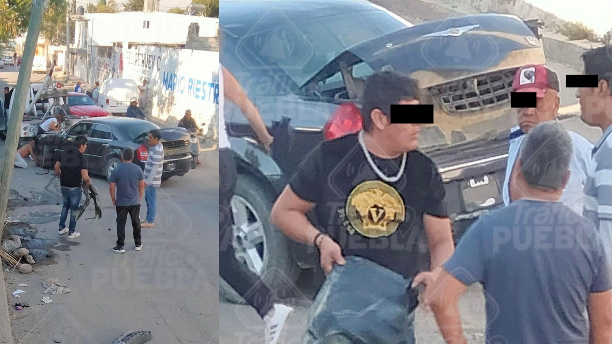 Conductor ebrio choca contra poste y daña vivienda en San Francisco Totimehuacán