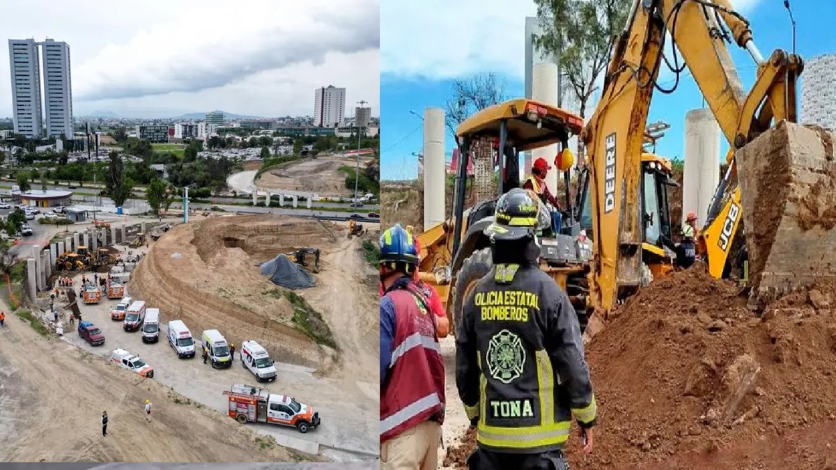 Revelan causa que provocó el trágico accidente que cobró la vida de dos trabajadores en la obra en el distribuidor vial de la Vía Atlixcáyotl