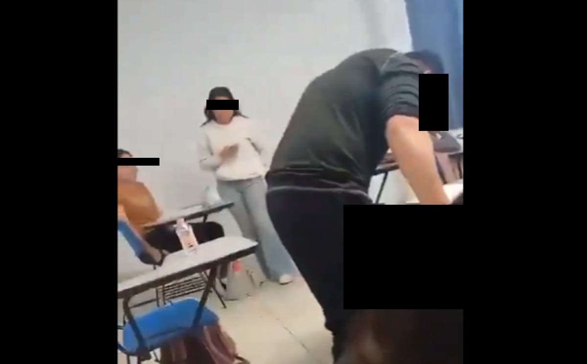 Captan momento en que un estudiante queda inconciente tras brutal agresión en prepa