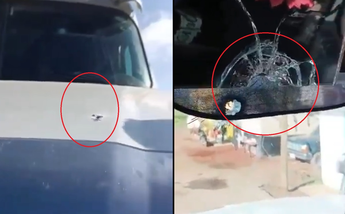 ¡De milagro salió ileso! Chofer de tráiler muestra los balazos que recibió en un intento de asalto en la México-Tulancingo