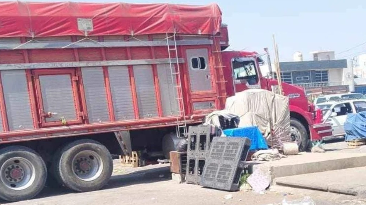 Comando armado roba camión cargado de lechugas en la autopista Puebla-Orizaba