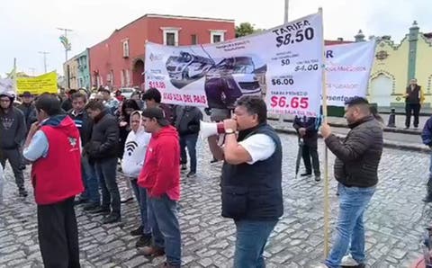 ¡Transportistas exigen aumento de tarifa a $19 pesos en Puebla!