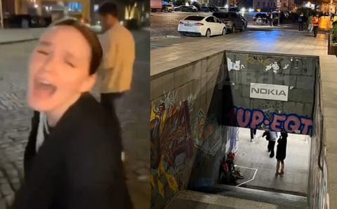 FUERTE Video: TikToker muere al caer por las escaleras del metro mientras grababa video cantando