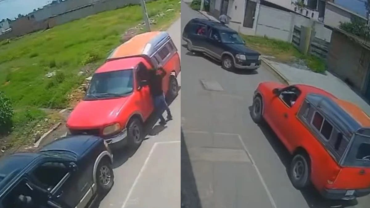 ¡IMPACTANTE VIDEO! Comando armado roba camioneta en Puebla