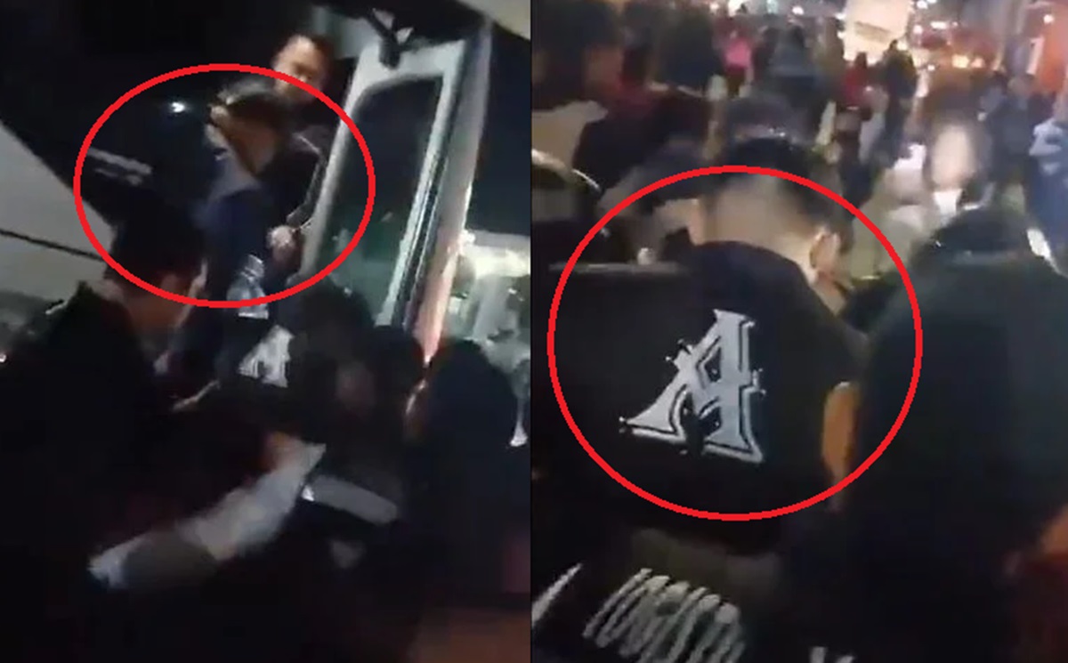 ¡Otra vez se les va! La Arrolladora olvida a integrante en Tepeaca y tiene que correr para alcanzar el autobús (VIDEO)