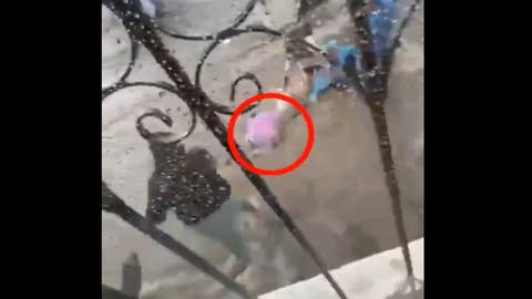 VIDEO: Impactante rescate en Atlixco: fuerte corriente arrastra a una niña tras tormenta