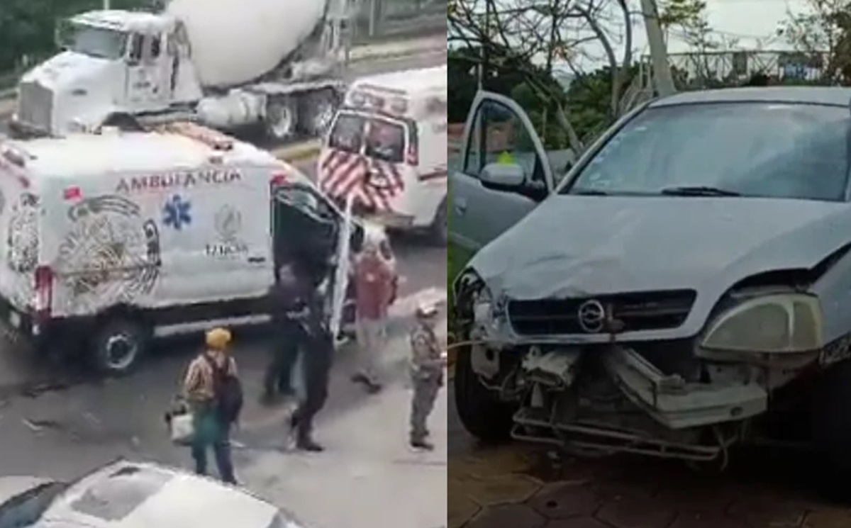 Choque en Izúcar deja a niña gravemente herida y a su padre lesionado (VIDEO)