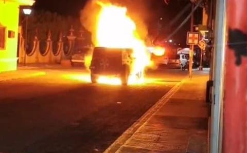 Terrible accidente! Conductor ebrio provoca incendio de camioneta y deja a dos menores gravemente heridos en Puebla