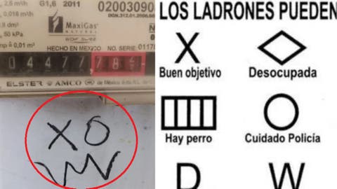 ¡Cuidado! Así marcan los ladrones las puertas para asaltar casas en Puebla