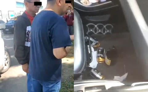 Discapacitado ebrio choca contra camioneta y amenaza a la conductora frente a la Fiscalía de Puebla: “Somos mafía” le dijo antes de agredirla