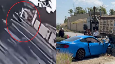 ¡CAPTAN a Toreto poblano al volante! Mustang se estrella a toda velocidad en Lomas de Angelópolis 3