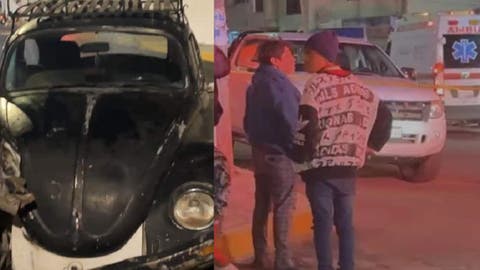 Poblana ebria choca, intenta escapar y muere al estrellarse contra un negocio en San Jerónimo Caleras