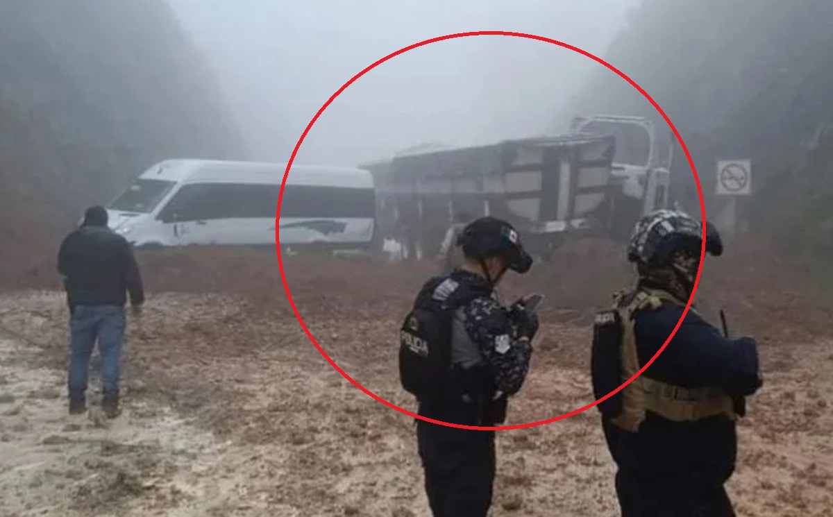 ¡De milagro sobreviven! Alud en la Teziutlán-Virreyes deja 10 heridos
